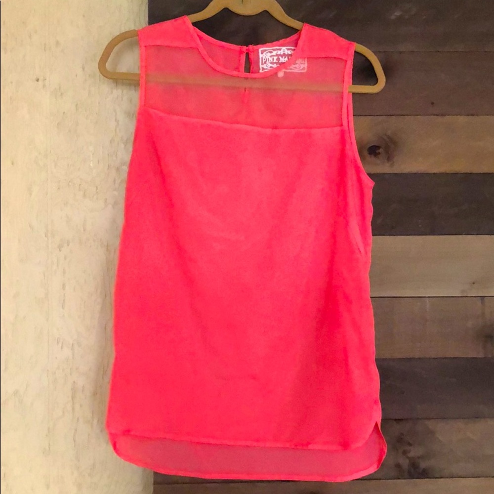 Pink Martini Sleeveless Blouse - M